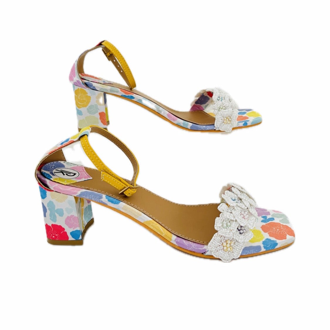 White Poppy Heels