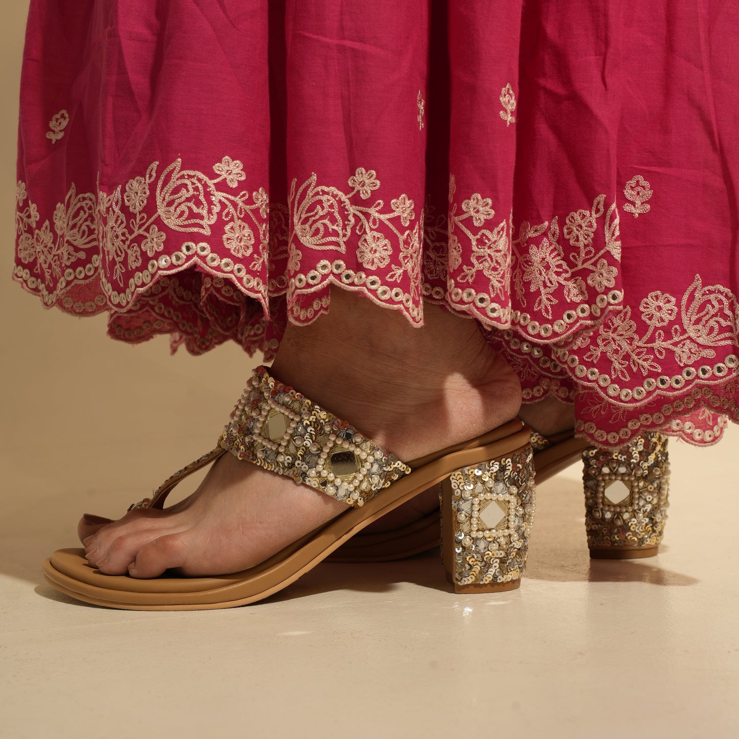 Sheesha Kolhapuri Heels