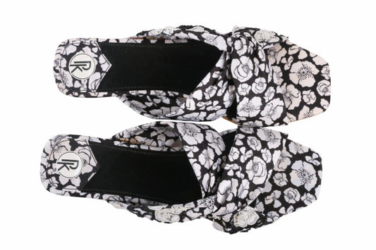 Black Poppy Sandals