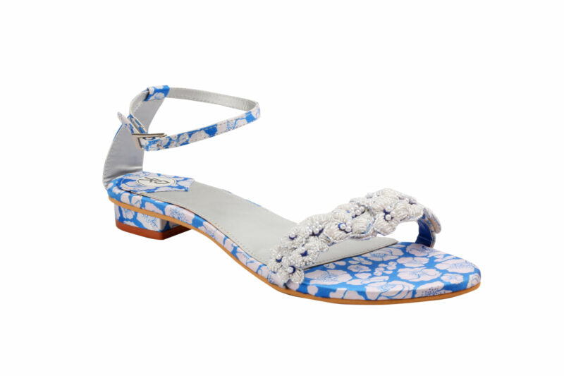 Blue Poppy Sandals