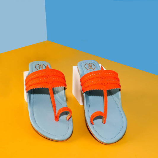 Neob Color Block Kolhapuri