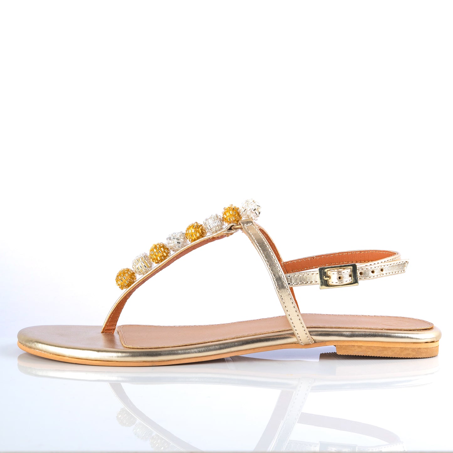 Burano T Strap Flats
