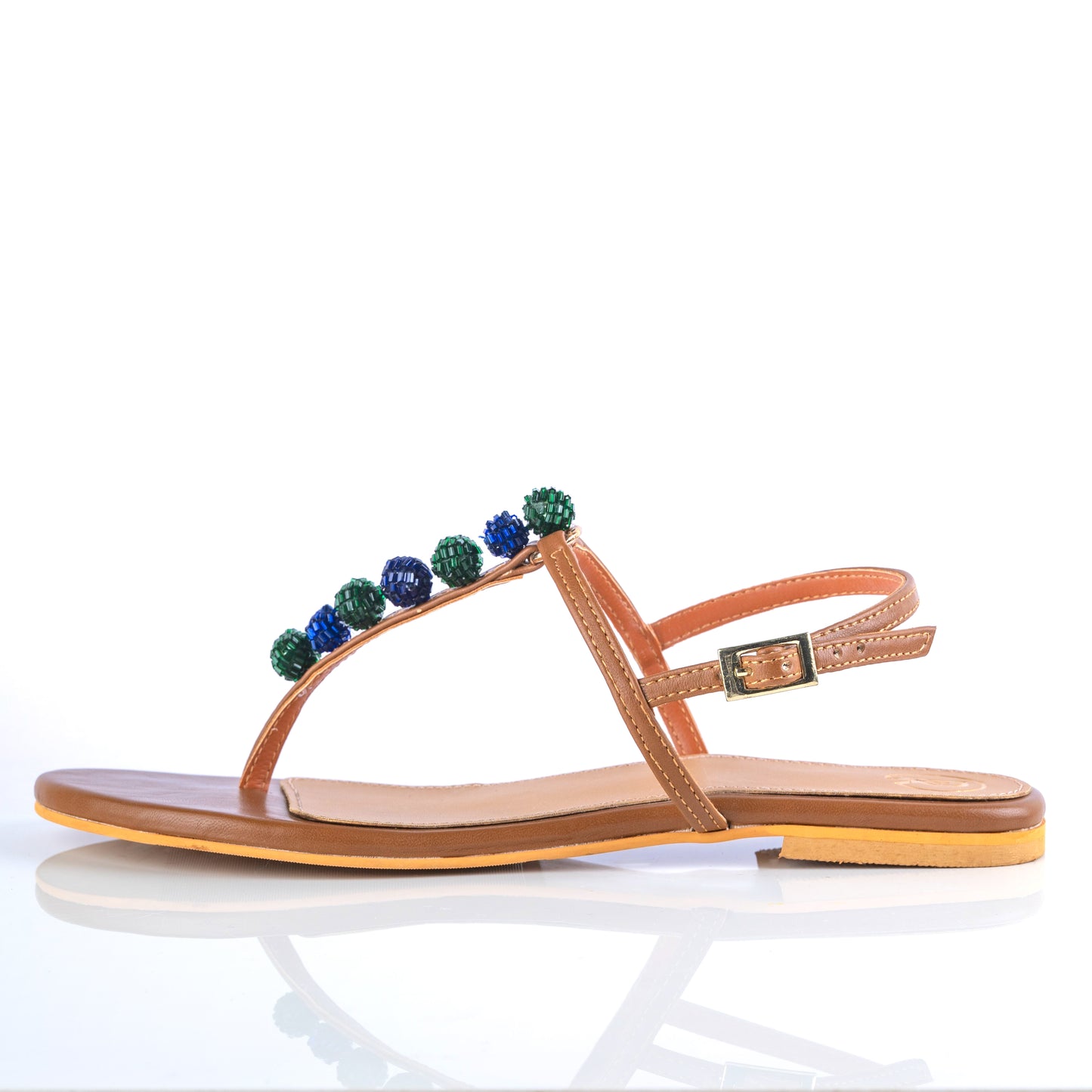 Burano T Strap Flats