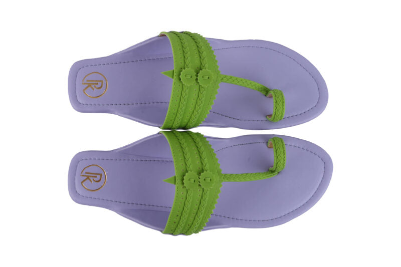 Nela Color Block Kolhapuri