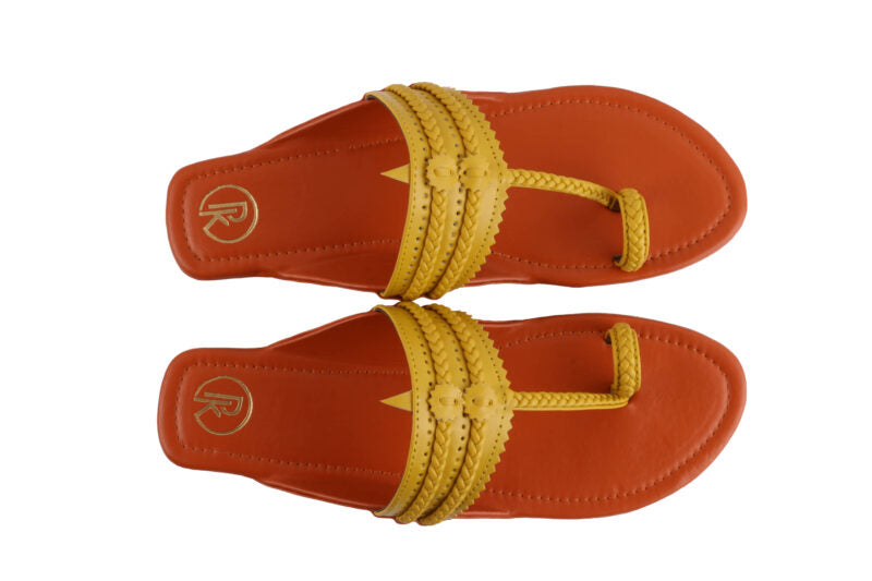 Yeor Color Block Kolhapuri