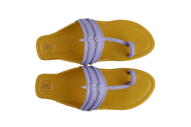 Laye Color Block Kolhapuri