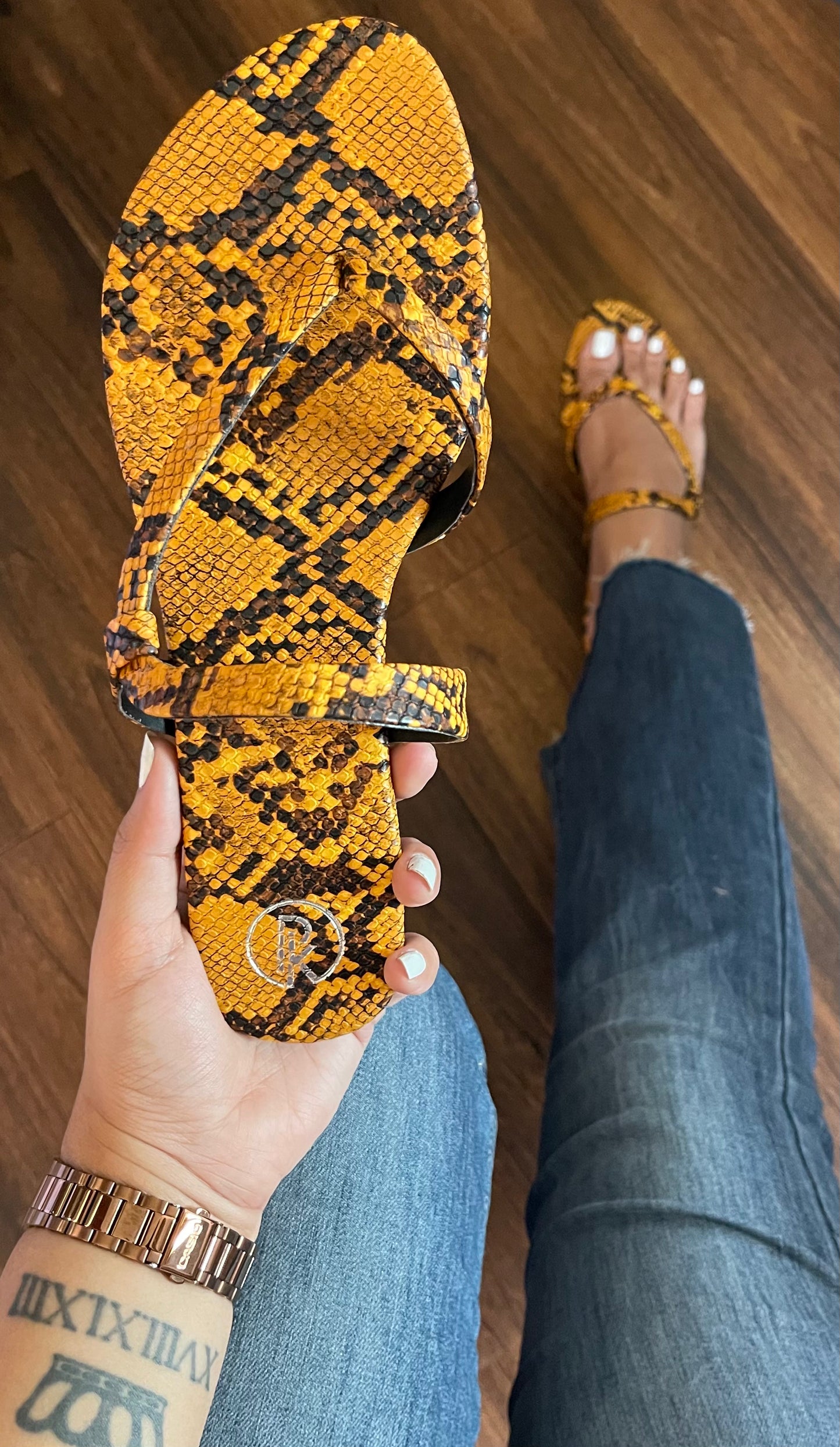 Greek Strap Flats