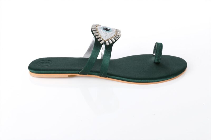 Green Evil Eye Flats