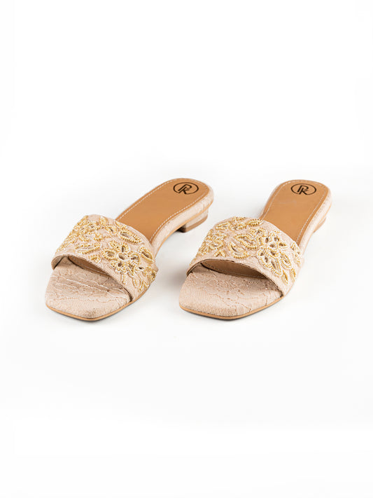 Dune - Embroidered Flats