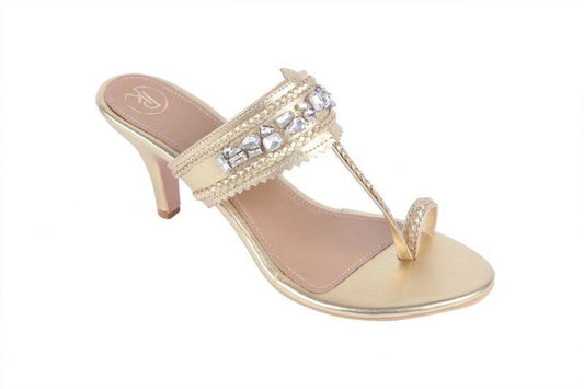 Gold Embellished Heels