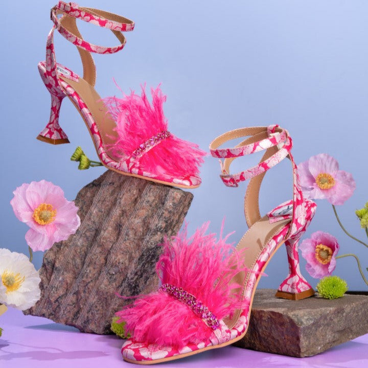 Pink Poppy Heels