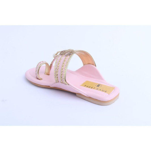 Baby Pink Flamingoes Kolhapuri