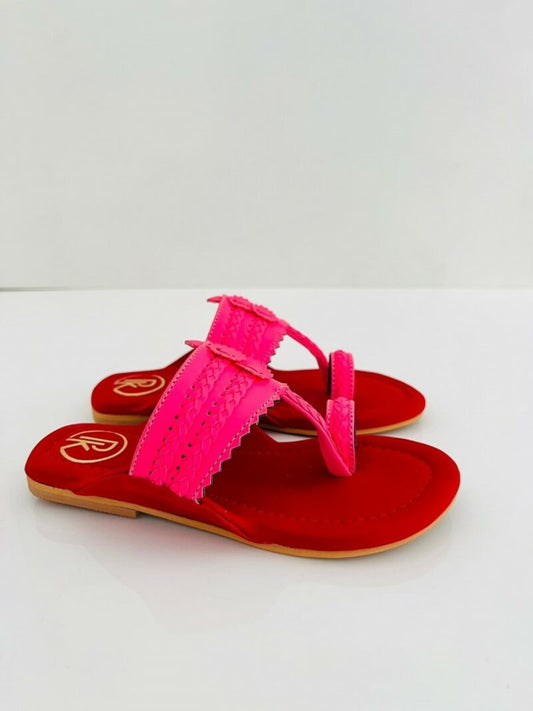 Pire Color Block Kolhapuri