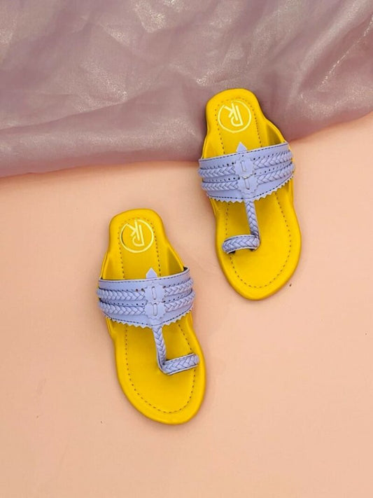 Laye Color Block Kolhapuri