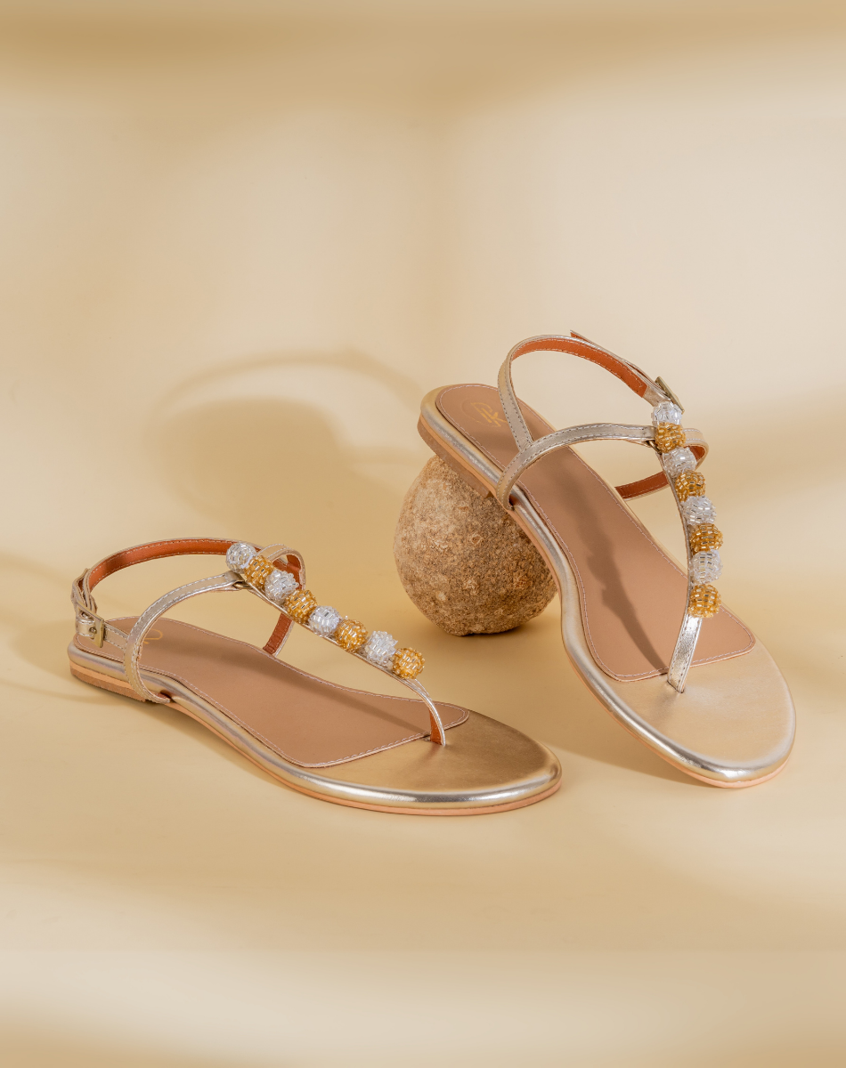 Burano T Strap Flats