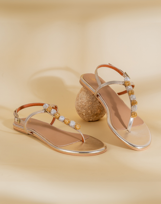 Burano T Strap Flats