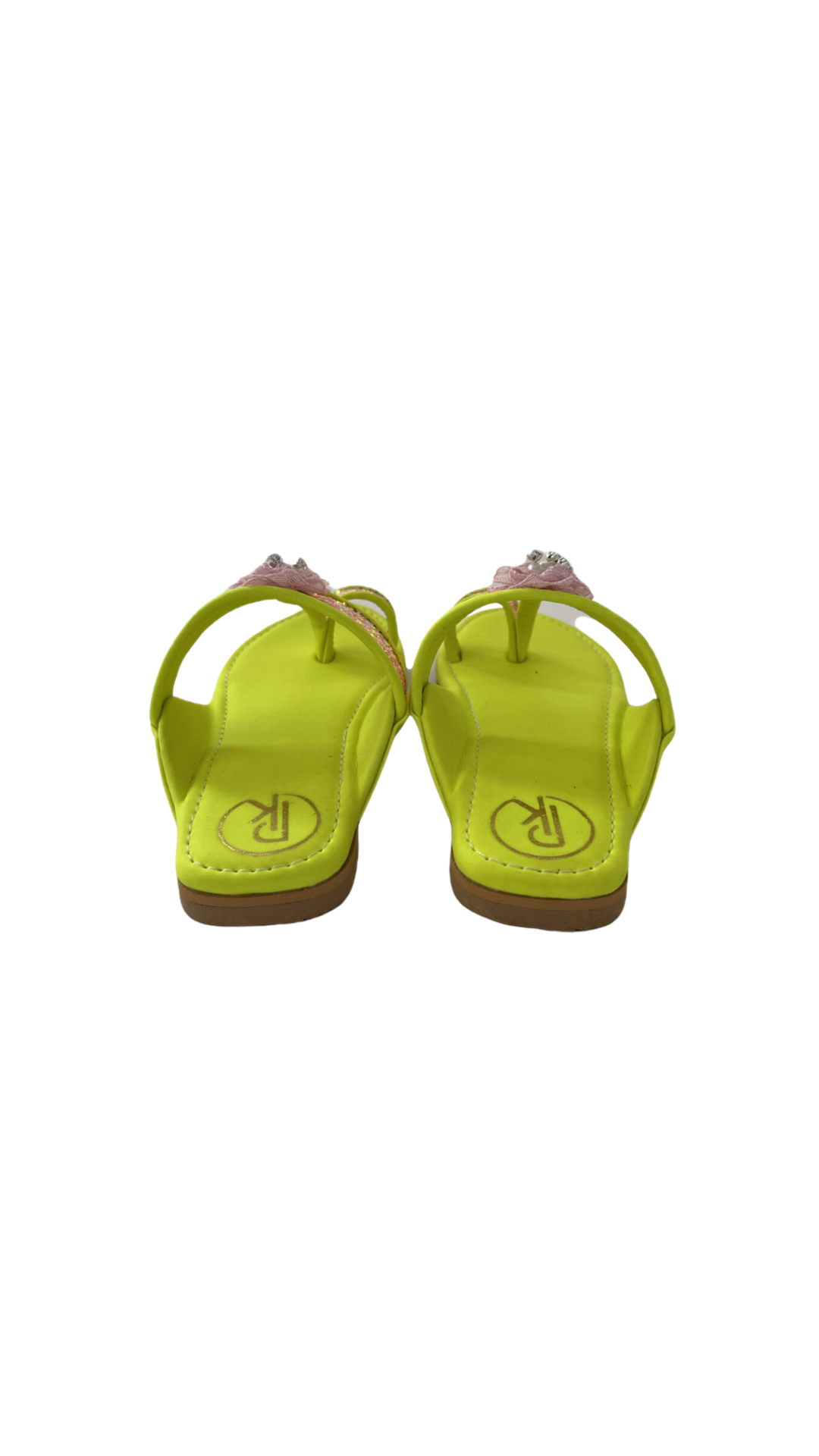 Neon Shimmer Kolhapuri