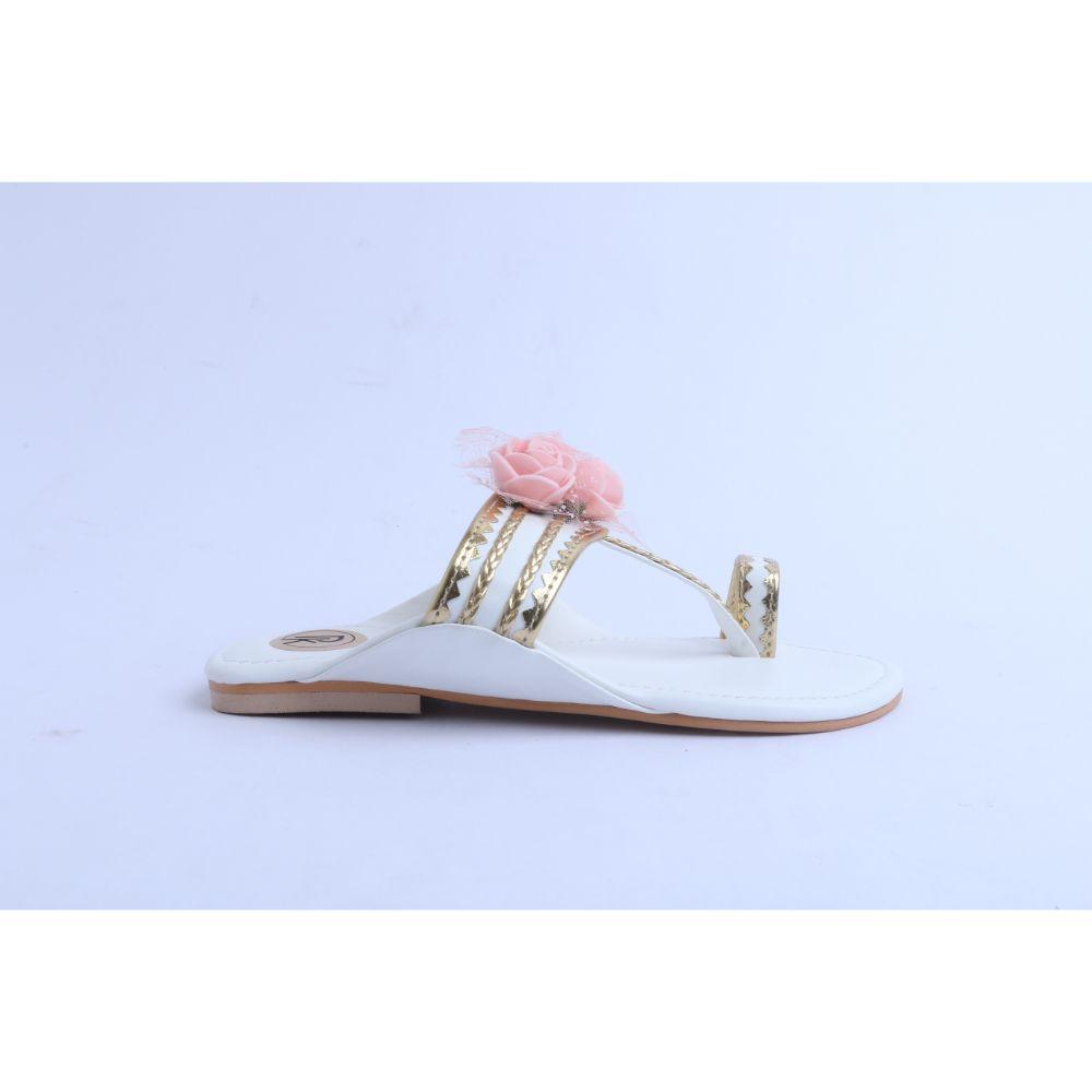 White Rose Kolhapuri Flat