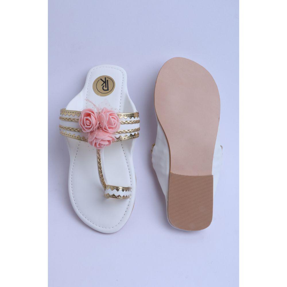 White Rose Kolhapuri Flat