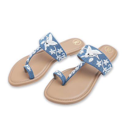 Denim Bird Kolhapuri