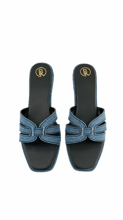 Denim Flats