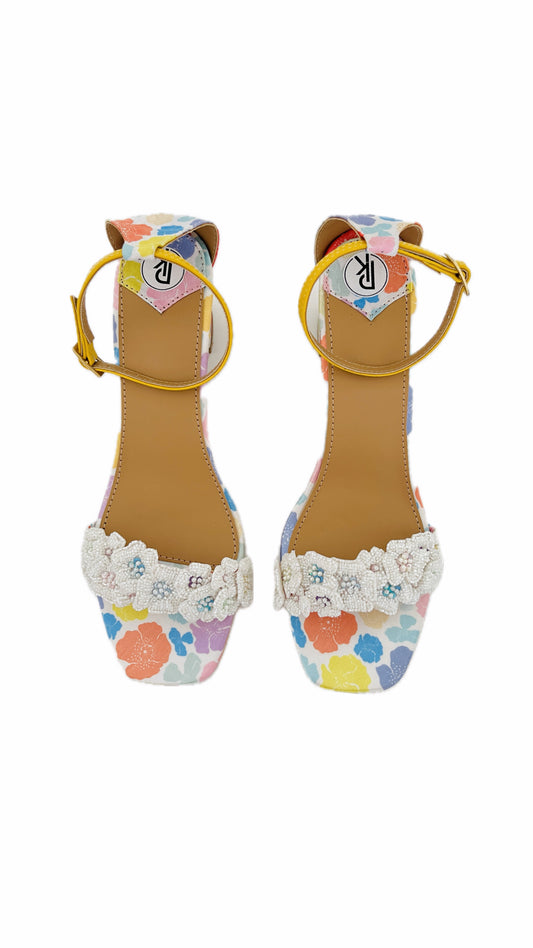 White Poppy Heels