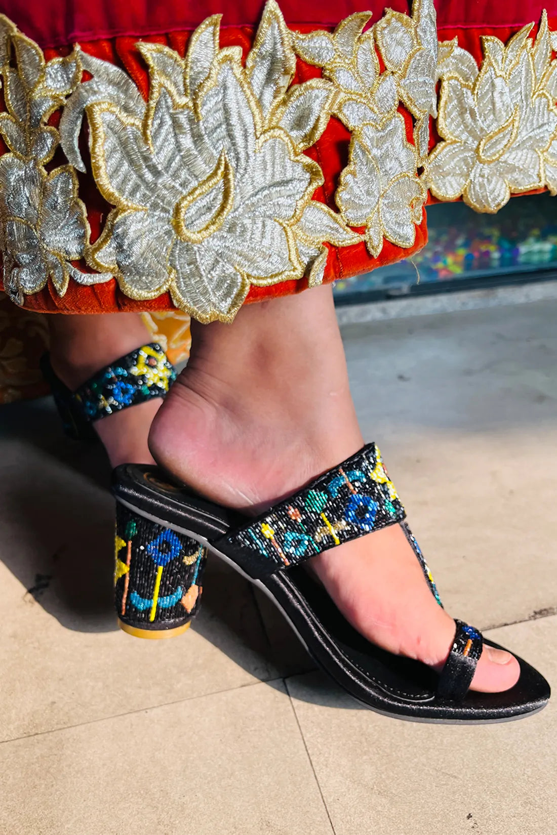 Baag Kolhapuri Heels