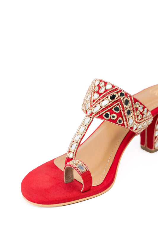 Gulaal Kolhapuri Heels