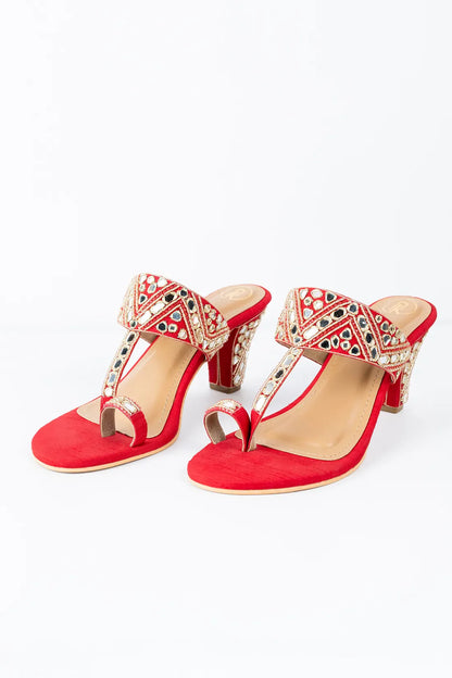 Gulaal Kolhapuri Heels