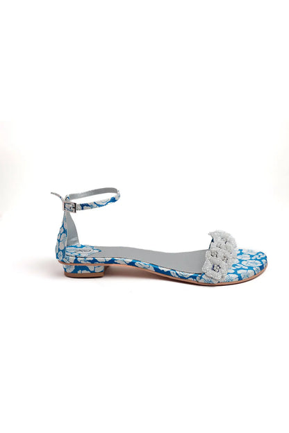 Blue Poppy Sandals