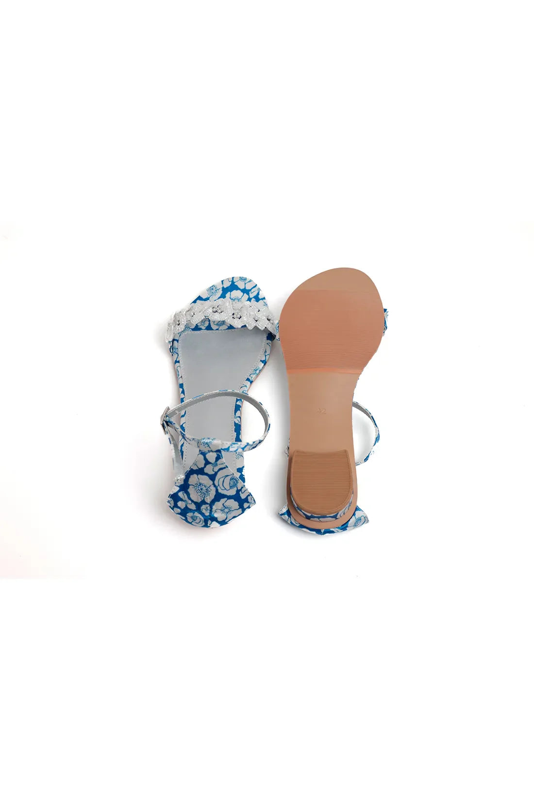 Blue Poppy Sandals