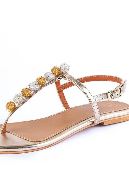 Burano T Strap Flats