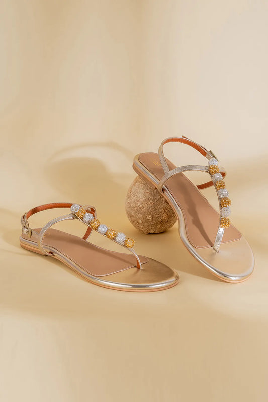 Burano T Strap Flats