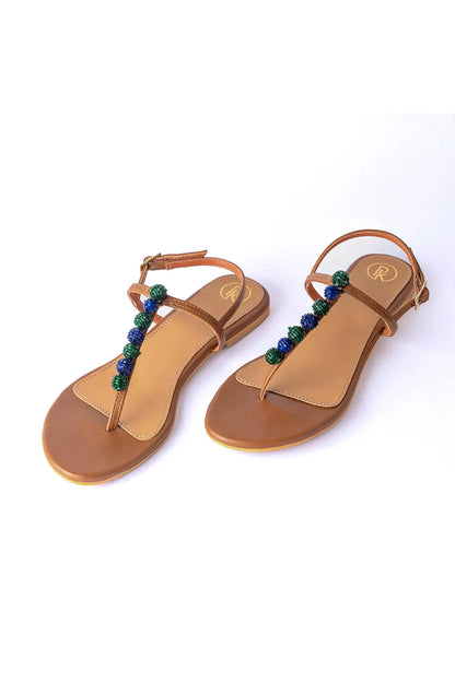 Burano T Strap Flats