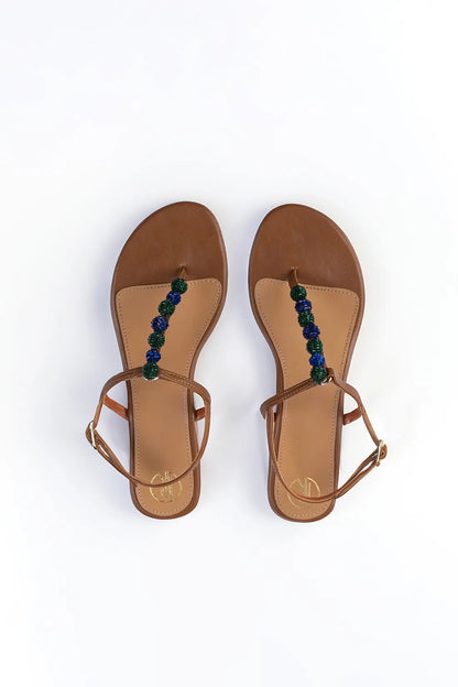 Burano T Strap Flats