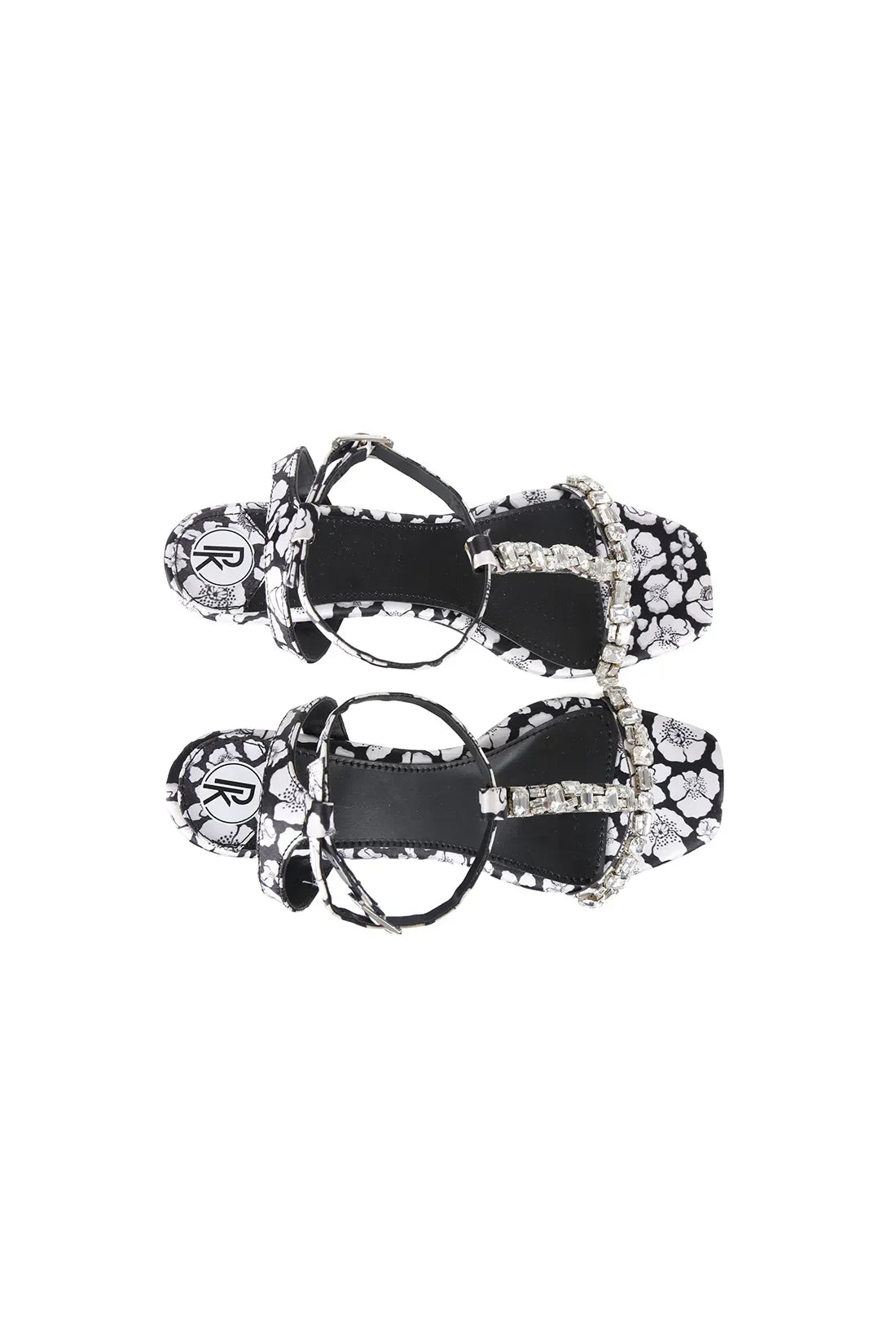 Black Poppy Heels
