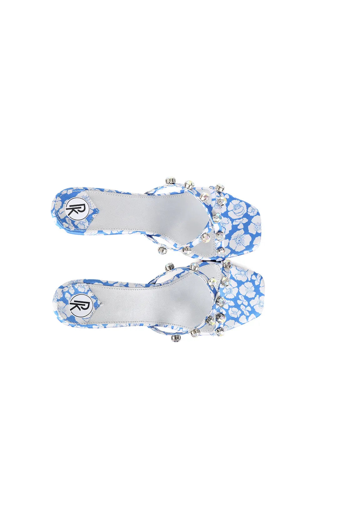 Blue Poppy Heels