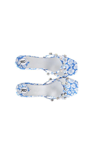 Blue Poppy Heels