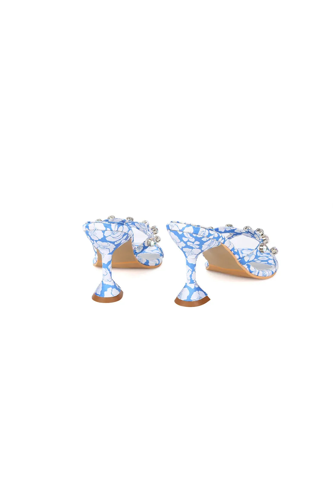 Blue Poppy Heels
