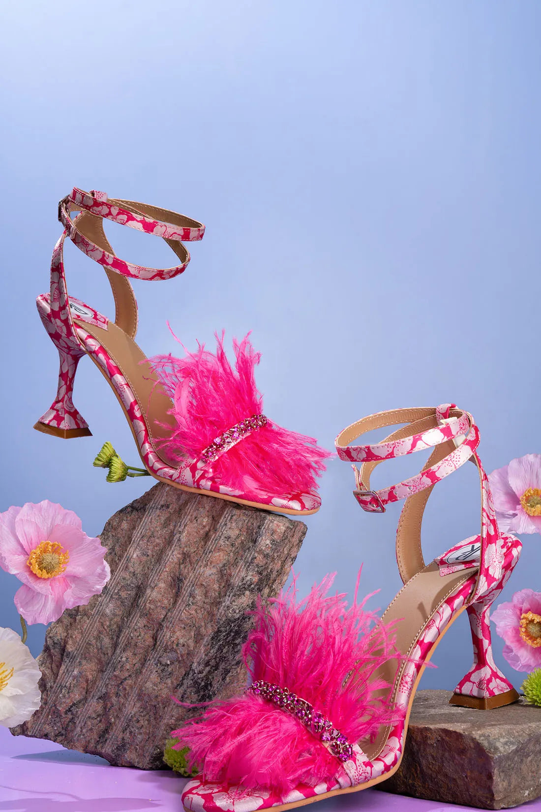 Pink Poppy Heels