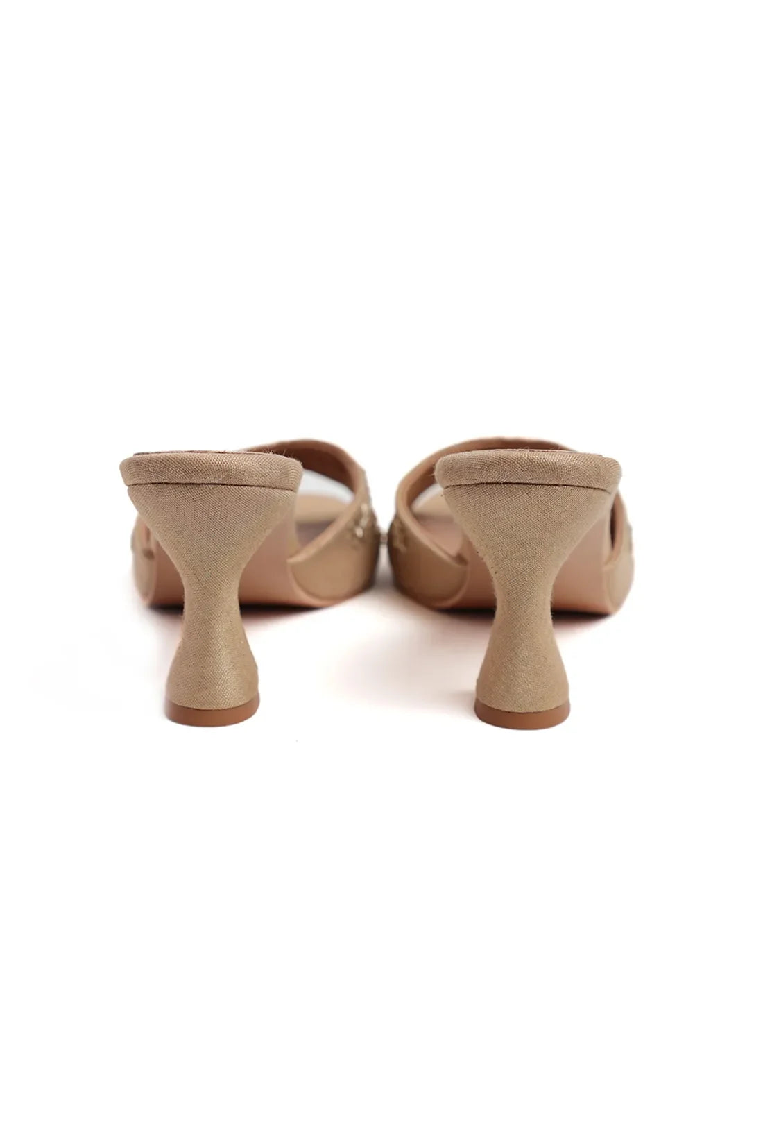Gold Butti Heels
