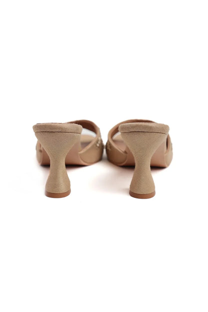 Gold Butti Heels