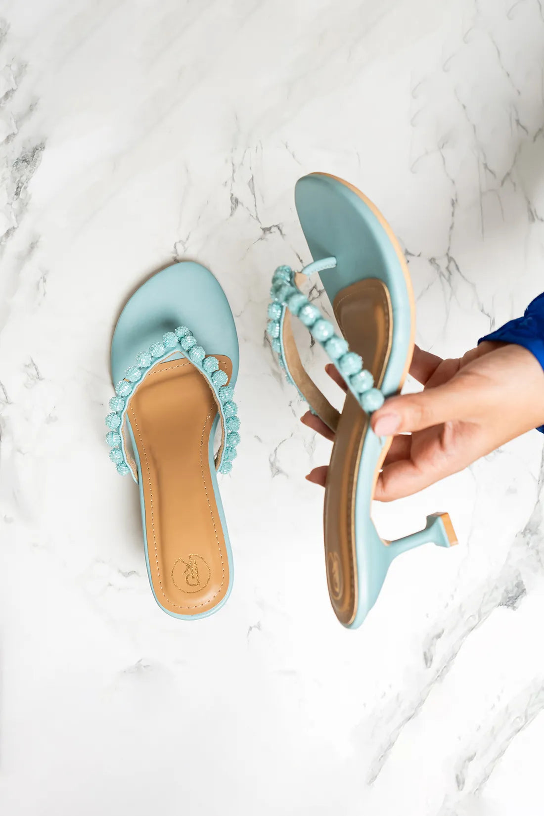 Burano V Strap Heels