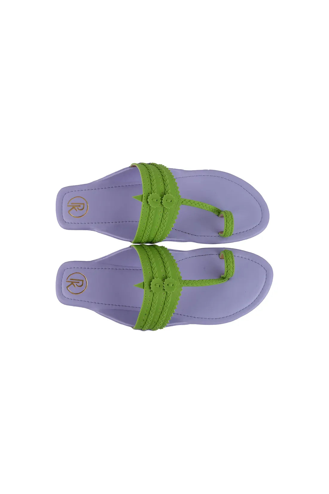 Nela Color Block Kolhapuri