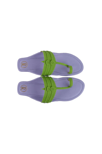 Nela Color Block Kolhapuri