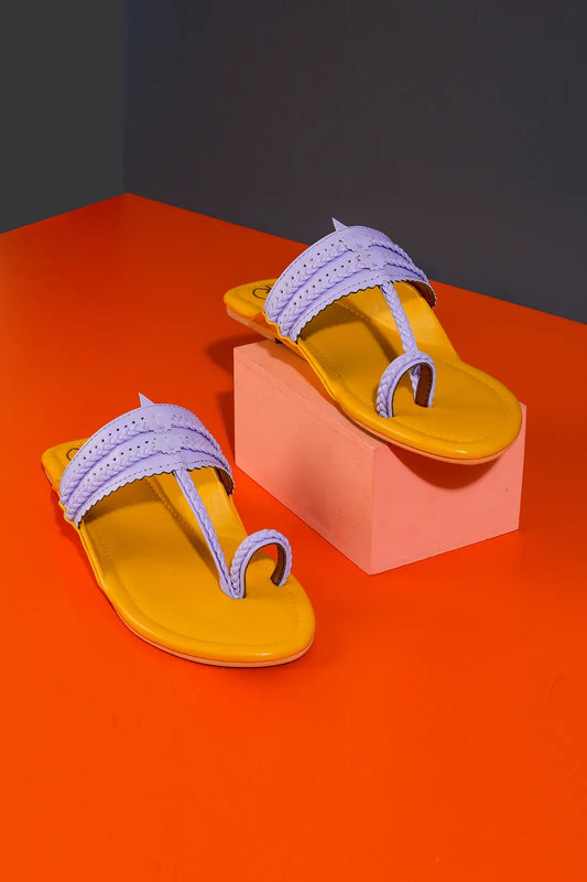 Laye Color Block Kolhapuri