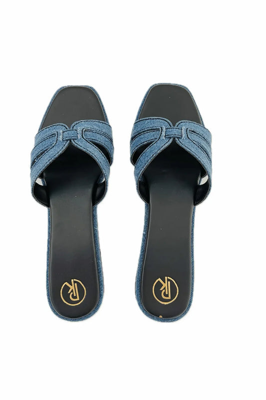 Denim Flats