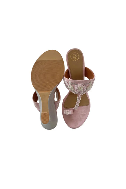 Blush Pink Rose wedges