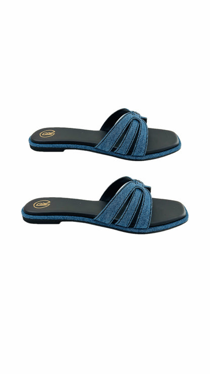 Denim Flats
