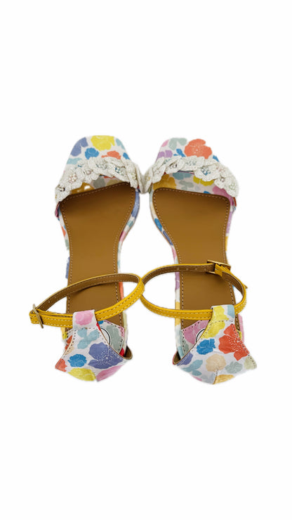 White Poppy Heels